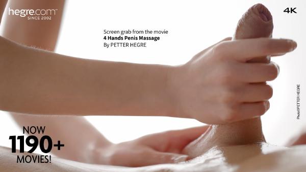 Screen grab #1 from the movie 4 Hands Penis Massage