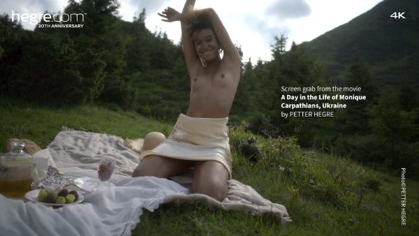 Screen grab #1 from the movie A day in the life of Monique, Carpathians, Ukraine