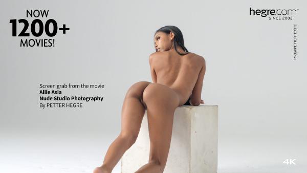 Screen grab #7 from the movie Allie Asia Nude Studio Photography