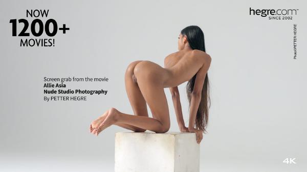 Screen grab #8 from the movie Allie Asia Nude Studio Photography