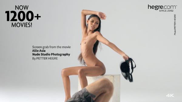 Screen grab #3 from the movie Allie Asia Nude Studio Photography