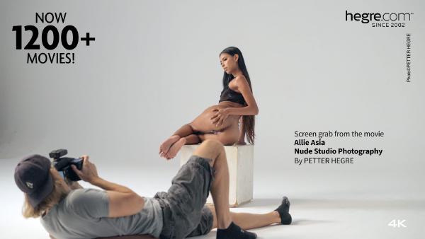 Screen grab #2 from the movie Allie Asia Nude Studio Photography