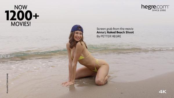 Screen grab #2 from the movie Anna L Naked Beach Shoot