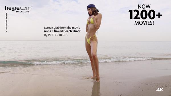 Screen grab #5 from the movie Anna L Naked Beach Shoot