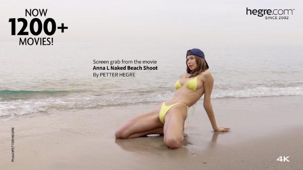 Screen grab #1 from the movie Anna L Naked Beach Shoot