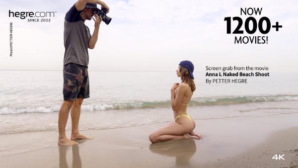 Screen grab #3 from the movie Anna L Naked Beach Shoot