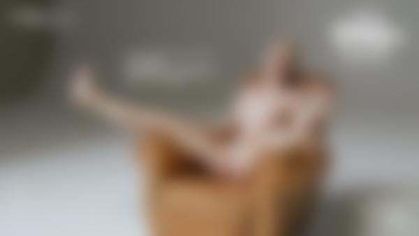 Screen grab #11 from the movie Any Moloko Leather Chair Nude Shoot