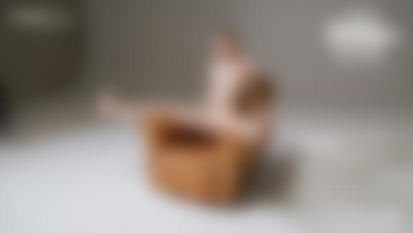 Screen grab #12 from the movie Any Moloko Leather Chair Nude Shoot