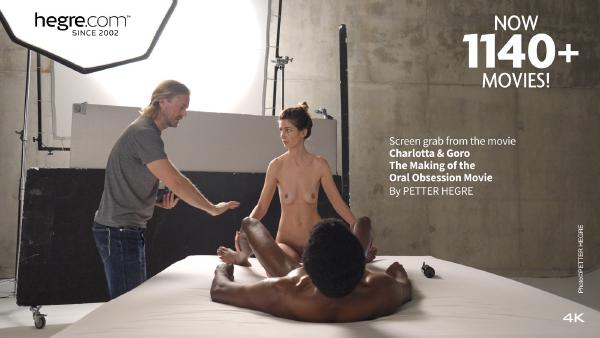 Charlotta ve Goro Oral Obsession filminin yapımı filminden # 3 ekran görüntüsü