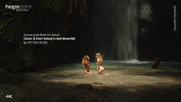 Screen grab #5 from the movie Clover and Putri Naked In Bali Waterfall