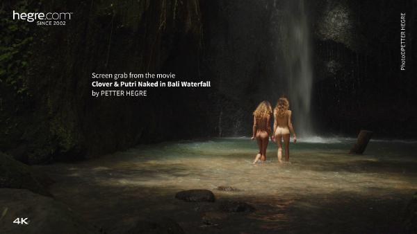 Screenshot #7 aus dem Film Clover und Putri - Wasserfall auf Bali