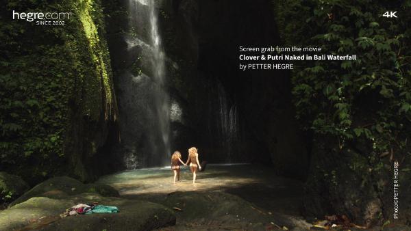 Screenshot #4 aus dem Film Clover und Putri - Wasserfall auf Bali