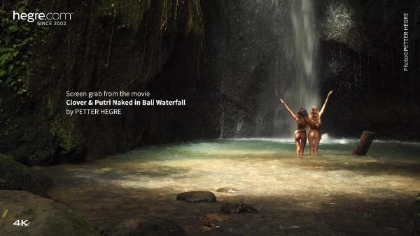 Captura de pantalla #8 de la película Clover y Putri desnudos en la cascada de Bali