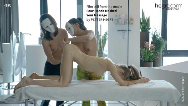 Screen grab #5 from the movie Four Hands Masked Yoni Massage