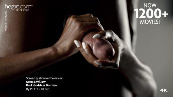 Screen grab #4 from the movie Goro and Willow Dark Goddess Domina