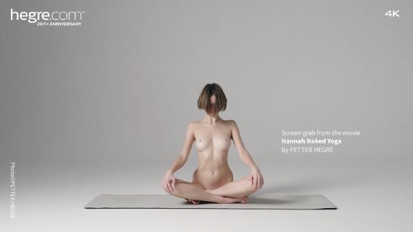 Schermopname #1 uit de film Hannah naakte yoga