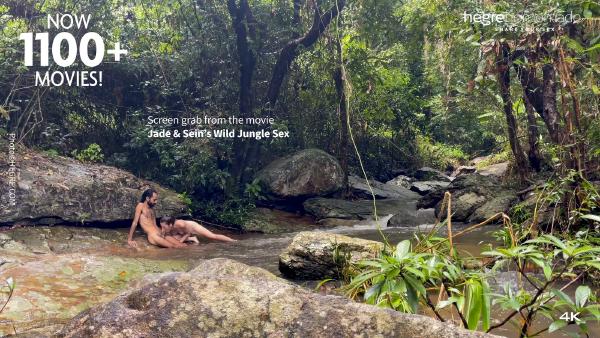 Ekrāna paņemšana #1 no filmas Džeida un Seina savvaļas džungļu sekss