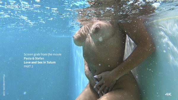 Paola ve Stefan Tulum'da Aşk ve Seks Bölüm 2 filminden # 6 ekran görüntüsü